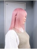 ピンク　ケアブリーチ　渋谷　