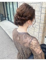 フィオーレ ヘアデザイン(FIORE hair design)&nbsp;シニヨン　お呼ばれ　結婚式