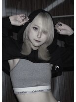 ディーン 名駅店(DEAN)&nbsp;ボブウルフ　ロングウルフ　ホワイトブロンド　名古屋　名駅