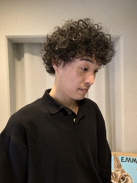 ヌース(NOOS) メンズマッシュウルフスパイラルパーマ