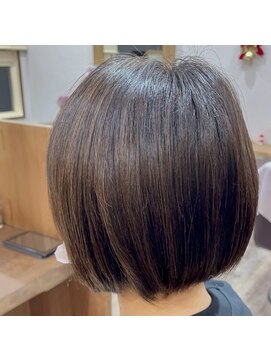 美容室 ラ・クープ 脱白髪染め大人ハイライト