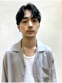 メンズショート×ニュアンスパーマ