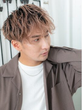 モッズヘアメン 名護大東店(mod's hair men) 外国人風グラデーションツイスパでエアー感マッシュf名護大東