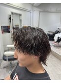 波巻きパーマ