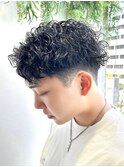 メンズカット/刈り上げ/ツイストスパイラル/ショート/谷町四丁目