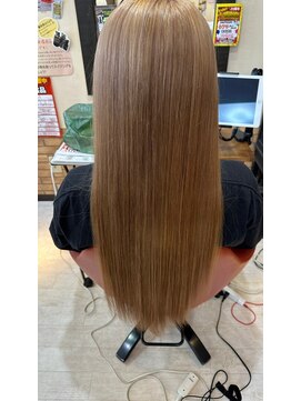 ヘアスタジオブービー イエローベージュ♪艶髪