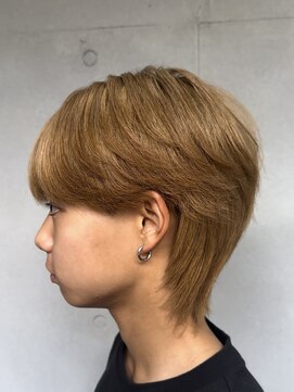 エデアンホンテン メンズサロン(EDEAN 本店 （旧：EDEAN 上通）) 熊本メンズカット マッシュウルフ シースルー センターパート