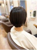 30代40代50代/大人ボブ/艶髪スタイル/大人ショート