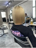 ブリーチ毛も艶っと纏まる美髪矯正