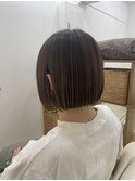 簡単お洒落なミニボブ