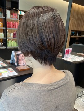 アイフィールアヴェダ 船堀店(i feel AVEDA) 【木村】まるみのあるショートボブ