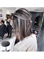 キング 梅田(K!ng)&nbsp;縮毛矯正髪質改善ハイライトレイヤーカット梅田美容室エクステ