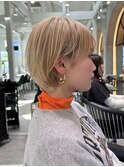 黒髪ボブルフネビージュ小顔ワンレンスペインカール大宮