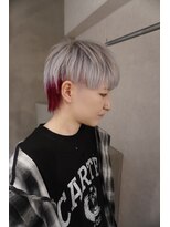 アドネ プライム(adne prime)&nbsp;マッシュウルフ/インナーカラー/ホワイトカラー