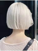 ミルクティーベージュケアブリーチハイトーンカラーダブルカラー