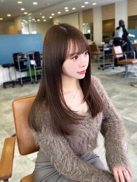 シェノン 夙川(CHAINON) メルティカラー/フェミニンロング/似合わせカット