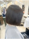 まとまるボブに合わせカットメルティカラー【横浜】k