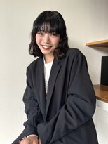 メルト(melt) #ボブパーマ #暗髪パーマ