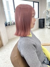 アトモスサニーテラス(Atmos sunny terrace) ピンクベージュ×ロブ