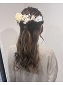 卒業式ヘア/ハーフアップ/ヘアセット