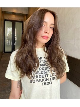 ピープル(people) ロングレイヤーオリーブベージュ