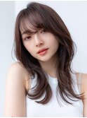 レイヤーカット/顔周りカット/髪質改善