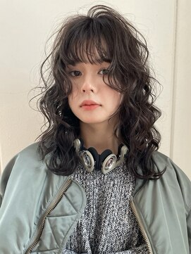 ウェイビーズ(WAVY'S) xカットパーマ/イメチェン/ホワイトブロンド/外ハネボブ/美髪/