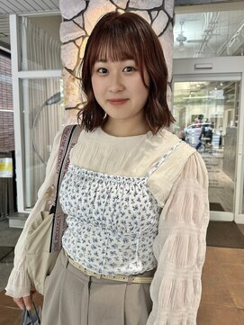 ビーハイブ 仙台駅前店(Behive) bob × orange brown