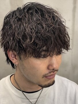 メンズヘアセンス 渋谷(MEN'S HAIR SENSE) 【お客様メンズヘア】波巻きウルフ