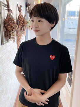 キュー(CUE) エッジーショートボブ、髪質改善、ヘッドスパ