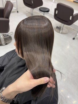 アイズ 横浜(IS) 【KAZUKI指名】髪質改善縮毛×グレージュ！