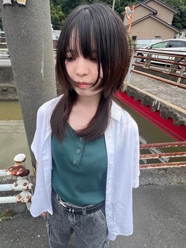 ヘアショップ ホップエム(HAIR SHOP HOP M) ウルフカット/ウルフ女子/顔周り