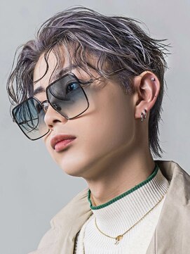 ページ(page,) ブリーチメンズ眉毛サロンニュアンスパーマダブルカラー髪質改善