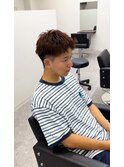 アップバングショート