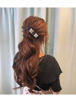 マーズ(Hair&Make Mars+)&nbsp;ハーフアップ