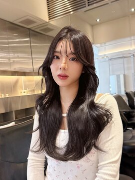 ラル 立川南口(lar) シアーグレー× レイヤーカット_暗めカラーグランマッシュ