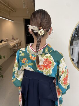 ミッシュバイアーバン(misch by urban.) 着物ヘア/卒業式セット/ヘアセット/ヘアアレンジ