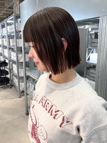 ノエロク 岐阜(noe rok)&nbsp;切りっぱなしボブ/韓国/ボブ/髪質改善/縮毛矯正/岐阜s47