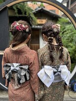 バサラ 横浜駅前店(VASARA)&nbsp;横浜/着物ヘア/ポニーテールアレンジ/ハーフアップ