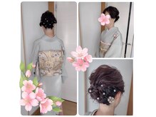 エヌツー(N2)の雰囲気（入学式はお着物で。着付&ヘアセット、お問い合わせはお電話で）