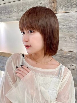 シェノン 表参道(CHAINON) 表参道/イメチェン/ピンクベージュ/アンブレラカラー/前髪/渋谷