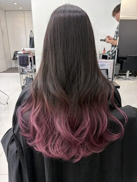 アライブ ハラジュク(ALIVE harajuku) ブリーチインナーバレイヤージュグラデーションカラー夕貴