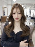 くびれヘアで大人っぽく！