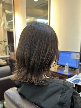 キャラ 池袋本店(CHARA) コテ巻き風パーマで外ハネひし形スタイルも楽ちんに!?【貴也】
