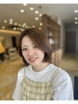 カノエ 下関熊野店(canoe)&nbsp;ブラウン/レイヤー/髪質改善縮毛矯正/髪質改善/韓国風/韓国ヘア