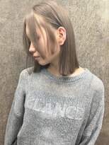 ニルバ(niLva) ブリーチダブルカラー透明感オリーブベージュグレージュ