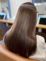ヘアメイクアクト 都賀店&nbsp;メテオカラーでサラサラロング