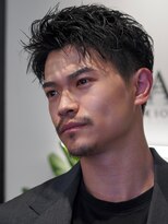 ブラック(BLACK)&nbsp;大人イージーショート ツーブロ ビジネス