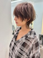 ダブルトーキョー シブヤ(W-TOKYO SHIBUYA)&nbsp;小顔ショートウルフハイライト×ハッシュカット20代30代40代