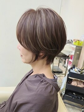ウィル あべの店(WiLL) イメチェンショートナチュラルウルフボブ30代40代50代田嶋25